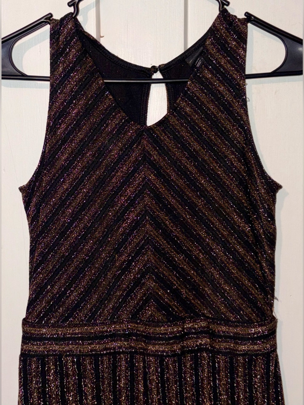 Big Girls Sparkly Romper size L 10/12 - Picture 2 of 5